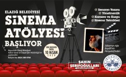 Elazığ Belediyesi tarafından Sinema Atölyesi açılıyor.