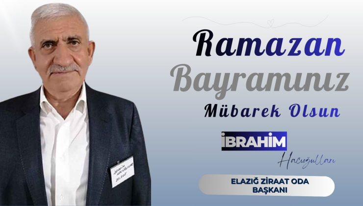ZİRAAT ODA BAŞKANI İBRAHİM HACIOĞULLARI