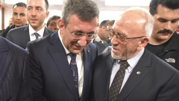BAŞKAN DUMANDAĞ CUMHURBAŞKANI YARDIMCISI YILMAZ İLE ELAZIĞ’I KONUŞTU