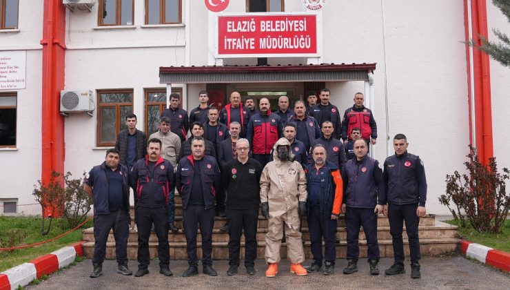 Elazığ Belediyesi İtfaiye Müdürlüğü tarafından “KBRN Farkındalık Eğitimi” düzenlendi.