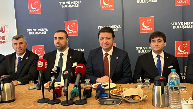 Saadet Partisi Genel Başkanı Arıkan Elazığ’da gündeme dair önemli açıklamalarda bulundu