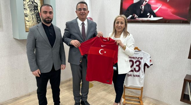 TFF Malatya Bölge Müdürü  Çalışkan ve TFF Elazığ İl Temsilcisi  Acar’dan İl Genel sekreteri Yatkın’a ziyaret