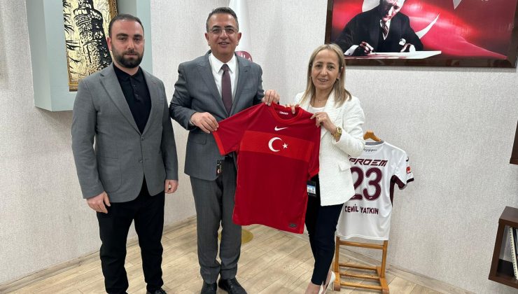 TFF Malatya Bölge Müdürü  Çalışkan ve TFF Elazığ İl Temsilcisi  Acar’dan İl Genel sekreteri Yatkın’a ziyaret