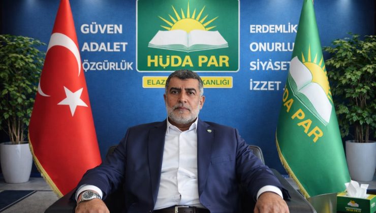 HÜDA PAR ELAZIĞ İL BAŞKANI METİN SUİÇER: “OKUL SALDIRILARI, ÇOCUKLARIMIZIN KAYBOLAN MASUMİYETİNİN VE SUÇUN SARMALINDAKİ NESLİN ACI SONUCUDUR”
