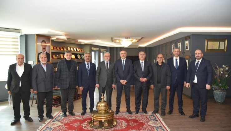 GIDA VE KONTROL GENEL MÜDÜRÜ DİLBER’DEN TİCARET BORSASI BAŞKANI DUMANDAĞ’A ZİYARET