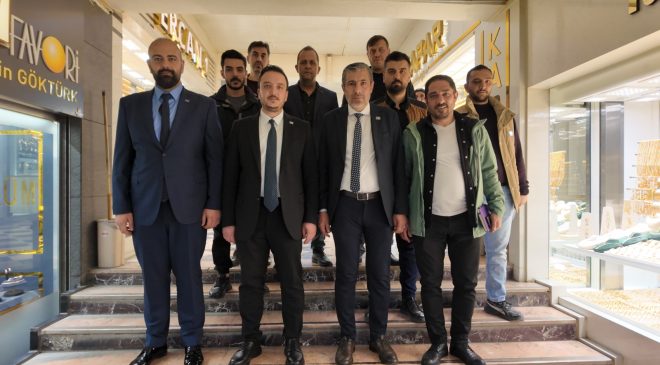 Anahtar Parti Elazığ İl Başkanlığı’ndan Kuyumcular Çarşısı Ziyareti