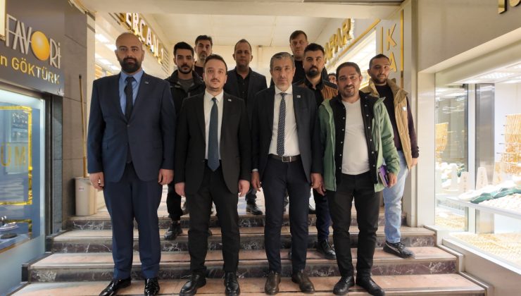 Anahtar Parti Elazığ İl Başkanlığı’ndan Kuyumcular Çarşısı Ziyareti