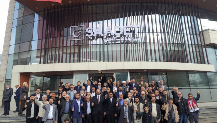 SAADET PARTİSİ 100.000 TEŞKİLAT MENSUBU İLE ANKARADA TÜRKİYE DİVANI TOPLANTISI GERÇEKLEŞTİRDİ…