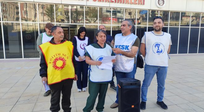 Elazığ KESK Şubeler Platformu’ndan Fırat Üniversitesi Hastane İdaresine tepki: “Sendikal Faaliyetimiz Engellendi”