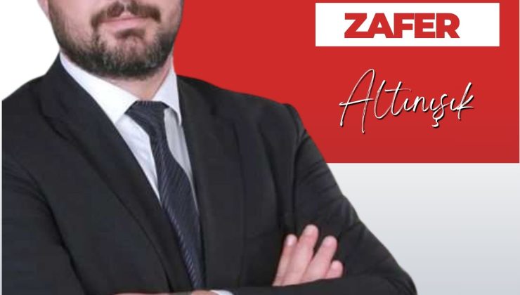 ALACAKAYA BELEDİYE BAŞKANI ZAFER ALTINIŞIK İYİ BAYRAMLAR DİLER