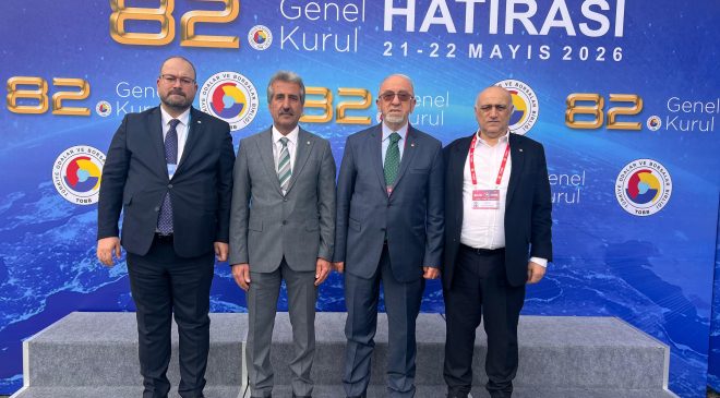 ELAZIĞ TİCARET BORSASI HEYETİ TOBB GENEL KURULU’NA KATILDI