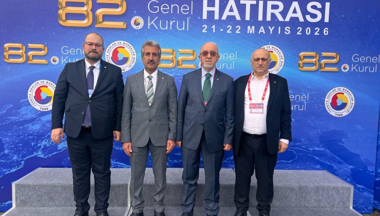 ELAZIĞ TİCARET BORSASI HEYETİ TOBB GENEL KURULU’NA KATILDI