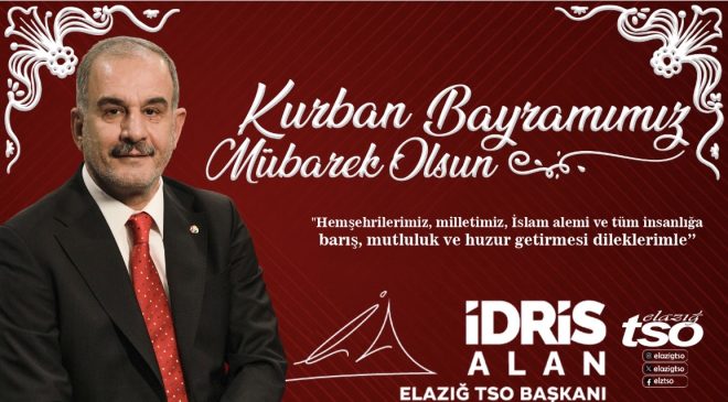 BAŞKAN ALAN: “BAYRAMLAR, BİRLİĞİMİZİ PEKİŞTİREN MÜSTESNA GÜNLERDİR”