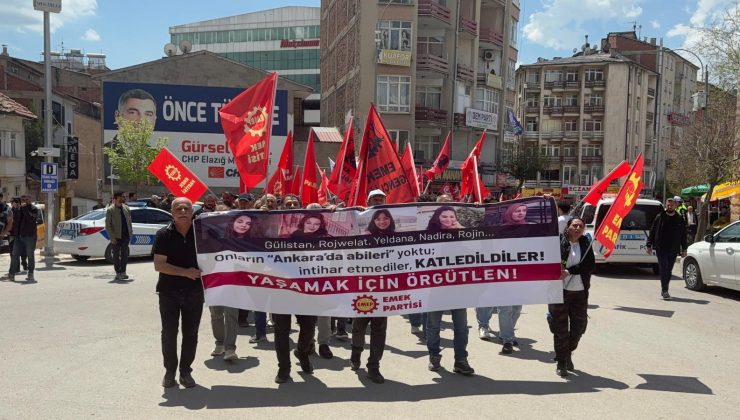 1 Mayıs Emek ve Dayanışma Günü, Elazığ’da düzenlenen yürüyüş ve mitingle kutlandı.