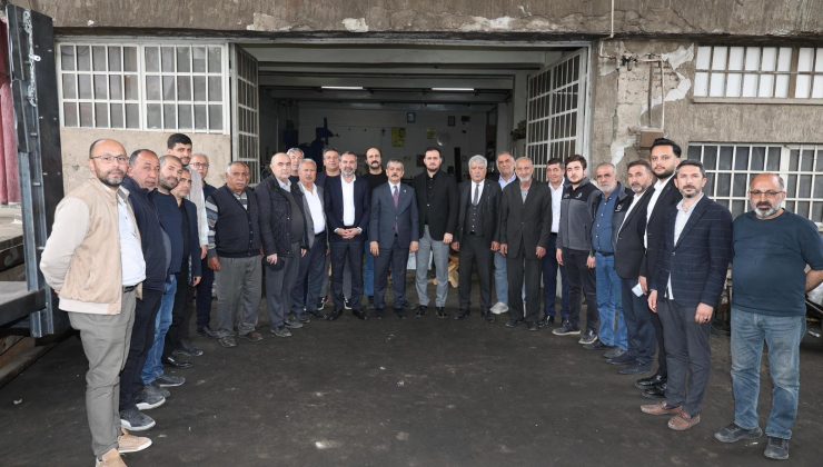 AK PARTİ 1 MAYIS’TA SANAYİ SİTESİ İŞÇİLERİ İLE BİR ARAYA GELDİ