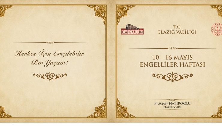 Engelliler Haftası Programı düzenlenecek