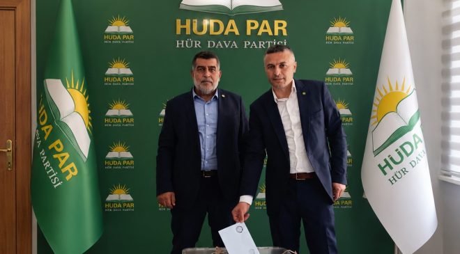 HÜDA PAR Karakoçan İlçe Başkanlığı’nda kongre tamamlandı: İsmail Karaman yeniden başkan