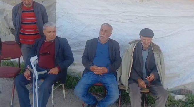 Koruk Köyü’ndeki üreticiler dolu felaketi sonrası devletten yardım talep ettiler