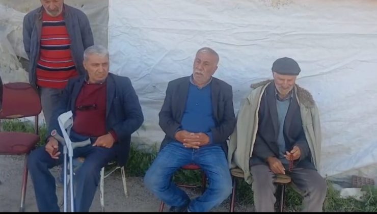 Koruk Köyü’ndeki üreticiler dolu felaketi sonrası devletten yardım talep ettiler
