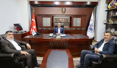 HÜDA PAR İl Başkanlığı’ndan Belediye Başkanı’na Ziyaret