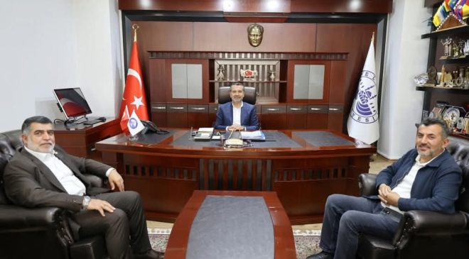 HÜDA PAR İl Başkanlığı’ndan Belediye Başkanı’na Ziyaret
