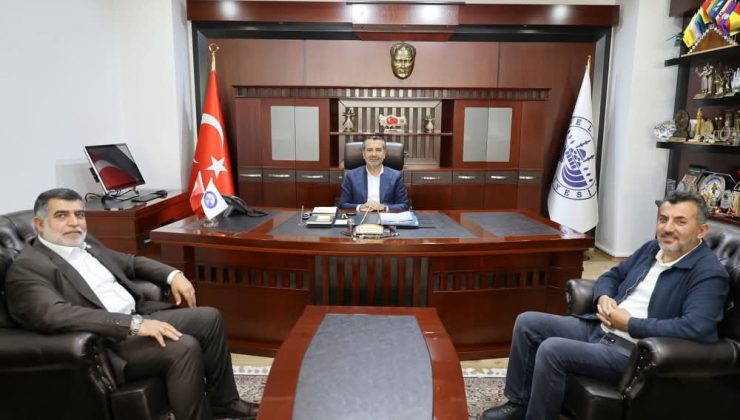 HÜDA PAR İl Başkanlığı’ndan Belediye Başkanı’na Ziyaret
