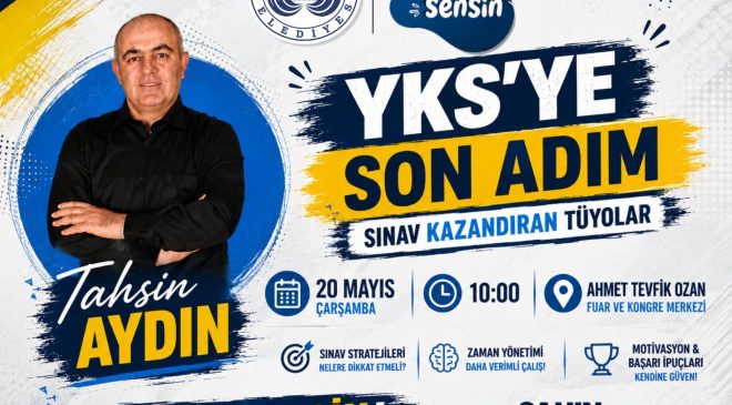 Gelecek Sensin projesi kapsamında Eğitimci ve Yazar Tahsin Aydın öğrencilerle bir araya gelecek.