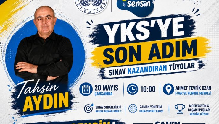 Gelecek Sensin projesi kapsamında Eğitimci ve Yazar Tahsin Aydın öğrencilerle bir araya gelecek.