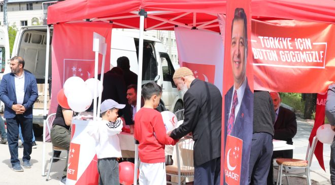 Saadet Partisi’nden Abdullahpaşa’da Saha Çalışması