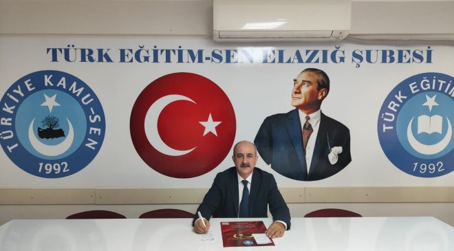 Türkiye Kamu-Sen Elazığ Temsilcisi Ömer Topaloğlu’ndan 19 Mayıs Atatürk’ü Anma, Gençlik ve Spor Bayramı mesajı