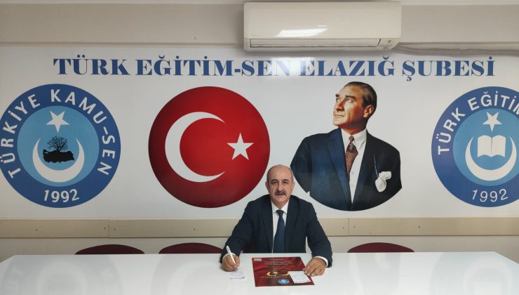 Türkiye Kamu-Sen Elazığ Temsilcisi Ömer Topaloğlu’ndan 19 Mayıs Atatürk’ü Anma, Gençlik ve Spor Bayramı mesajı