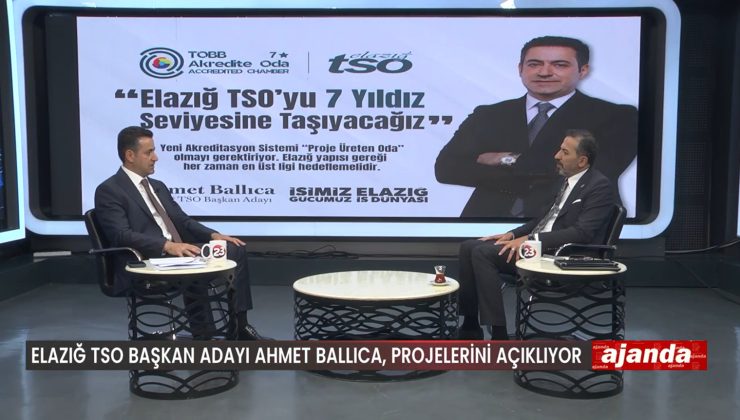 BAŞKAN ADAYI BALLICA: ELAZIĞ TSO HAK ETTİĞİ ŞEKİLDE   YÖNETİLECEK 
