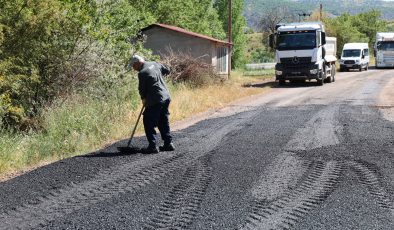 Gezin-Kartaldere – Sarıkamış Grup Yolu’nda çalışmalar tamamlandı.