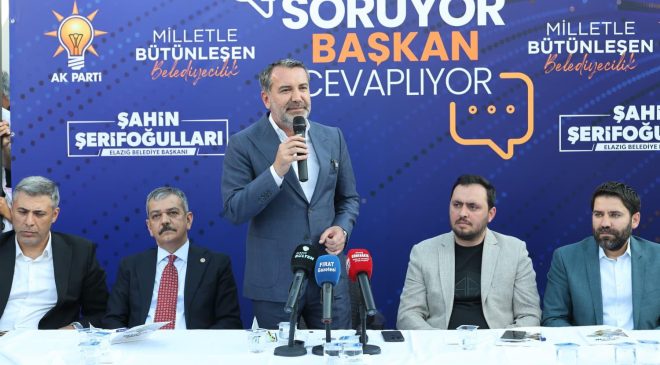 Belediye Başkanı  Şerifoğulları, “Vatandaş Soruyor, Başkan Cevaplıyor” programı kapsamında Olgunlar Mahallesi’nde