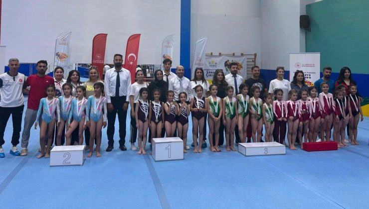 ELAZIĞLI MİNİK CİMNASTİKÇİLER MALATYA’DAN DERECELERLE DÖNDÜ