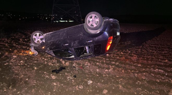 Elazığ’da 12 ve 13 Yaşındaki Çocukların Kaçırdığı Otomobil Takla Attı: 3 Yaralı