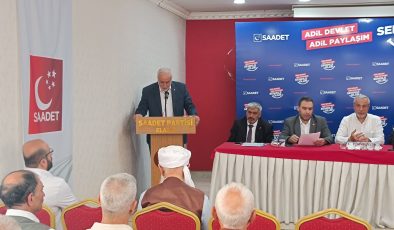 Saadet Partisi Elazığ Merkez İlçe Başkanlığı’na Ahmet Özdemir Güven yeniden seçildi