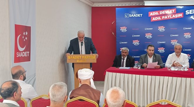 Saadet Partisi Elazığ Merkez İlçe Başkanlığı’na Ahmet Özdemir Güven yeniden seçildi