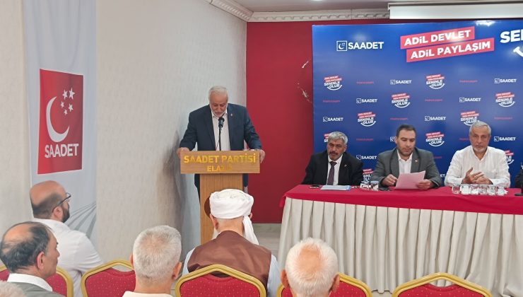 Saadet Partisi Elazığ Merkez İlçe Başkanlığı’na Ahmet Özdemir Güven yeniden seçildi
