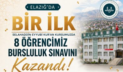 SELAHADDİN EYYUBİ KUR’AN KURSU’NDA BÜYÜK BAŞARI: 8 ÖĞRENCİ BURSLULUK SINAVINI KAZANDI