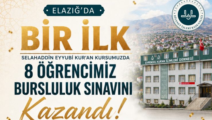 SELAHADDİN EYYUBİ KUR’AN KURSU’NDA BÜYÜK BAŞARI: 8 ÖĞRENCİ BURSLULUK SINAVINI KAZANDI