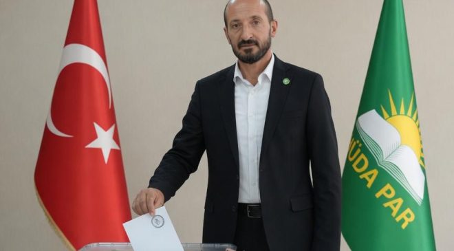 HÜDA PAR Elazığ Merkez İlçe Başkanı Hüseyin Kaya Yeniden Seçildi