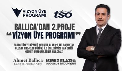 BALLICA İKİNCİ PROJESİNİ AÇIKLADI: “ÜYE VİZYON PROGRAMI”