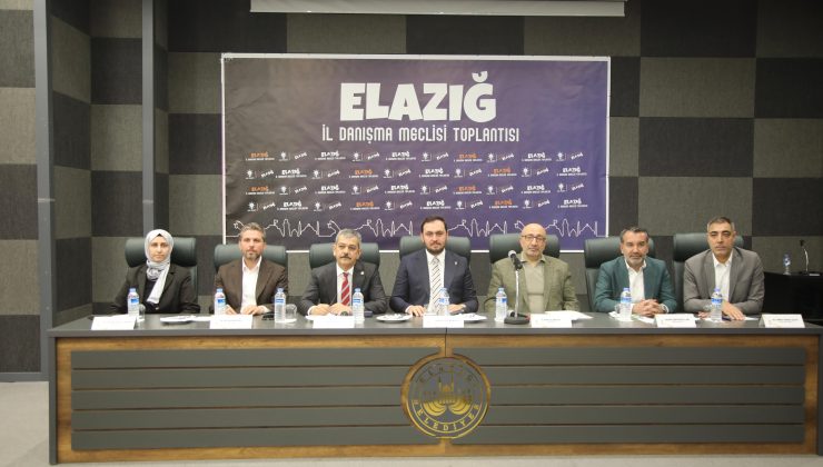 AK Parti Elazığ Teşkilatı İl Danışma Meclisi Toplantısında Bir Araya Geldi