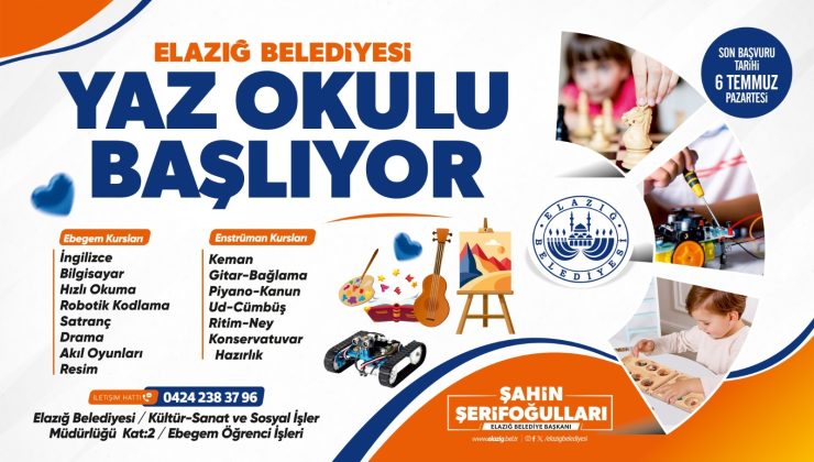 Yaz Okulu için son başvuru tarihi 6 Temmuz Pazartesi olarak belirlendi. 