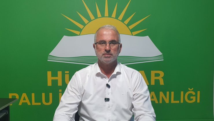 HÜDA PAR’lı Öztürk:”Palu gibi bir ilçede Halkbank şubesinin bulunmaması kabul edilemez bir eksikliktir”