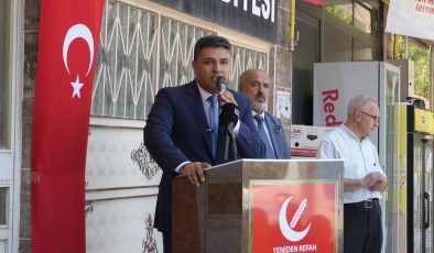 Yeniden Refah Partisi Elazığ İl Başkanı Karakuş, Sarıcan Belde Başkanlığı Binası Açılışı’nda konuştu