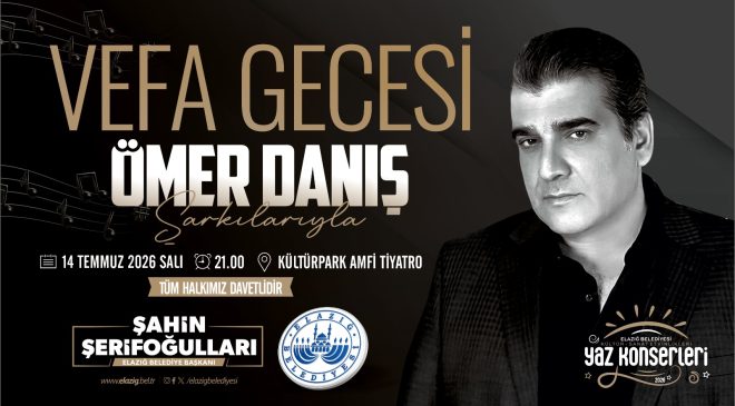 Sanatçı Ömer Danış için vefa gecesi