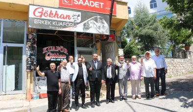 SAADET PARTİSİ İL BAŞKANI YÜKSEL PARTİSİNİN PERTEK KONGRESİNE KATILDI