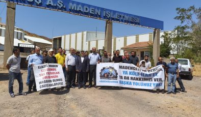 MADEN’DEKİ İŞÇİ EYLEMLERİ 6. GÜNÜNDE.İŞÇİLER YARIN ANKARA’YA GİDİYOR